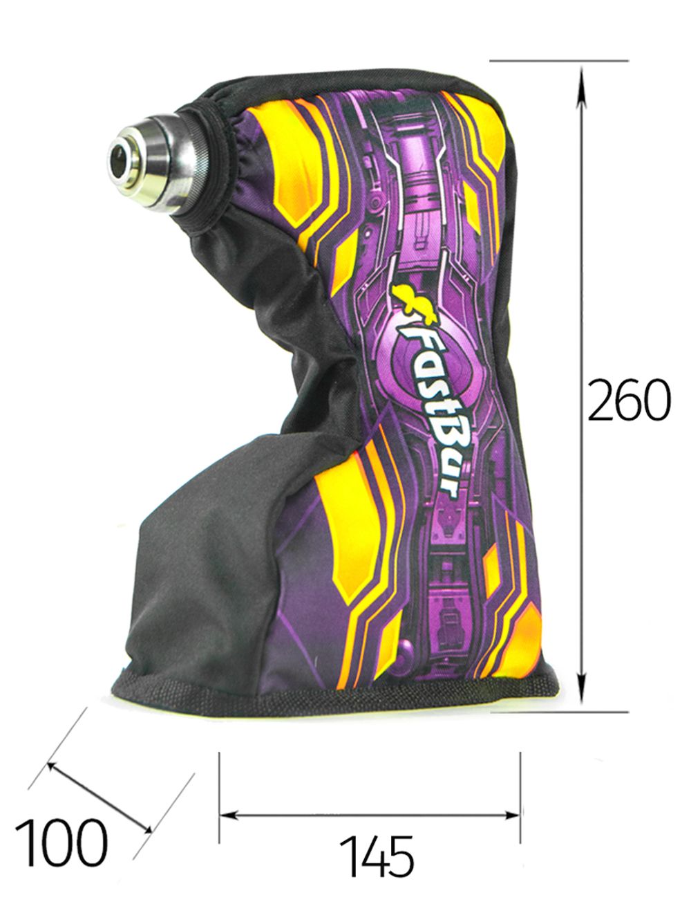 Утепленный чехол на шуруповерт для зимней рыбалки