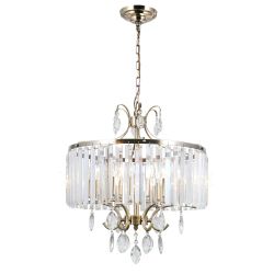 Citilux Инга CL335163 Люстра подвесная хрустальная Бронза