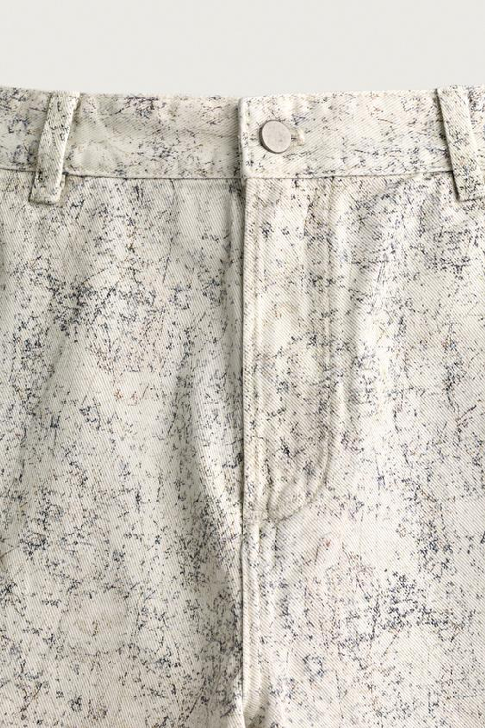 ZARA ШОРТЫ КАРГО RELAXED FIT СО ШВАМИ, С ПРИНТОМ