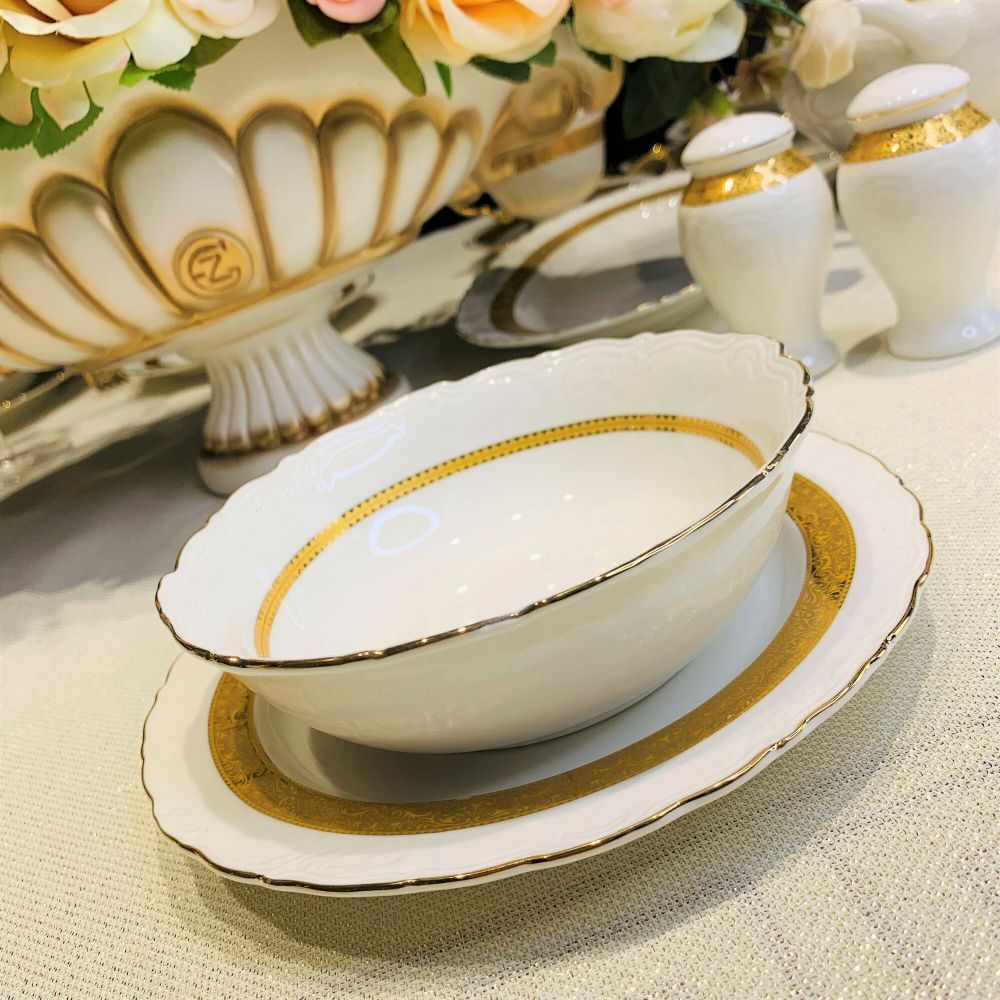 Lenardi 109-046 Набор из 2 салатников 15,5см ANNABELLE в под.уп.(х18)Фарфор