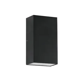 Настенный уличный светильник 3W 3000K 2681-2W черный Lenis Favourite