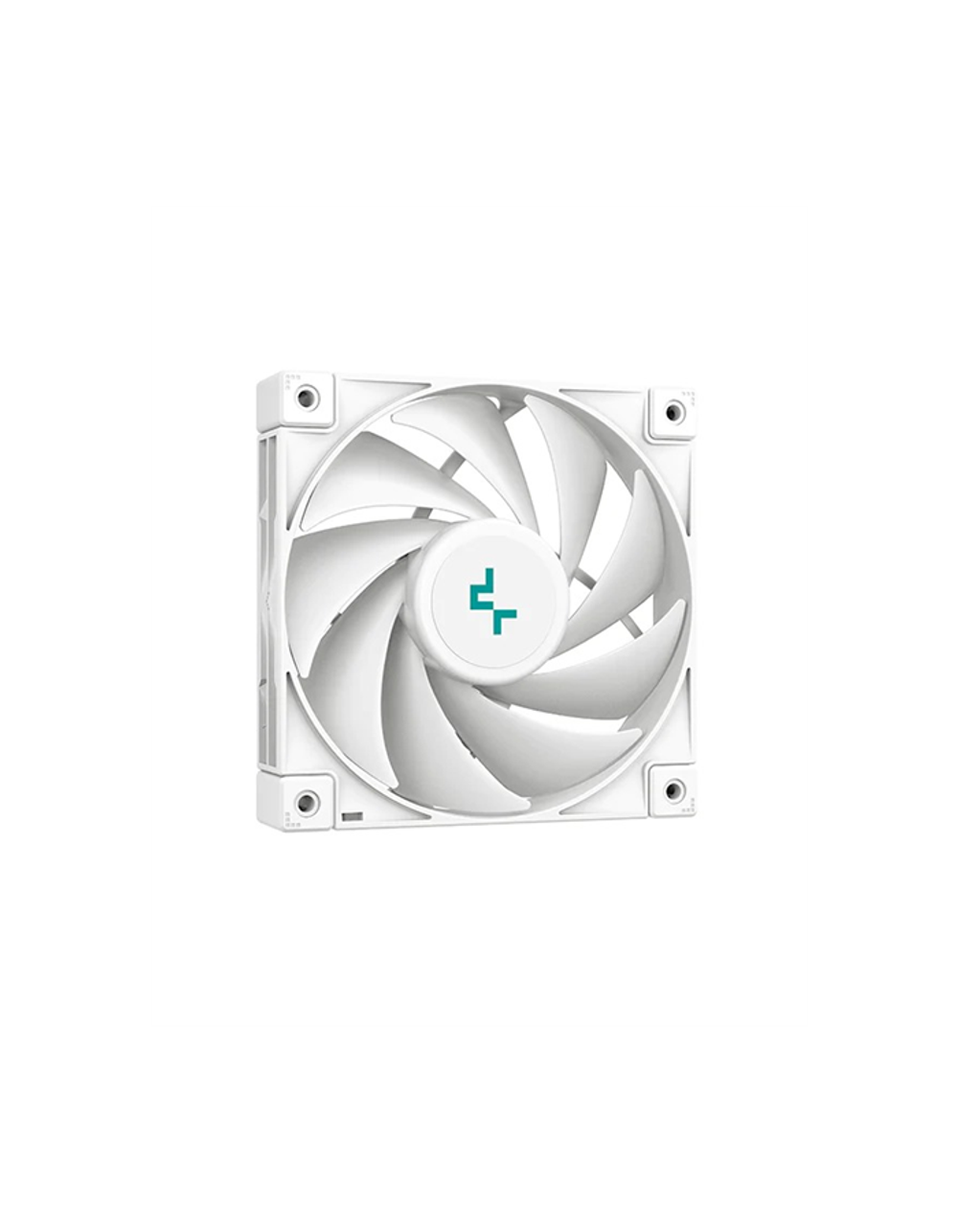 DEEPCOOL AK400 WH LGA1700/1200/115X/AM5/AM4 (18шт/кор, TDP 220W, PWM, Fan 120mm, 4 тепл. Трубки, белый) RET
