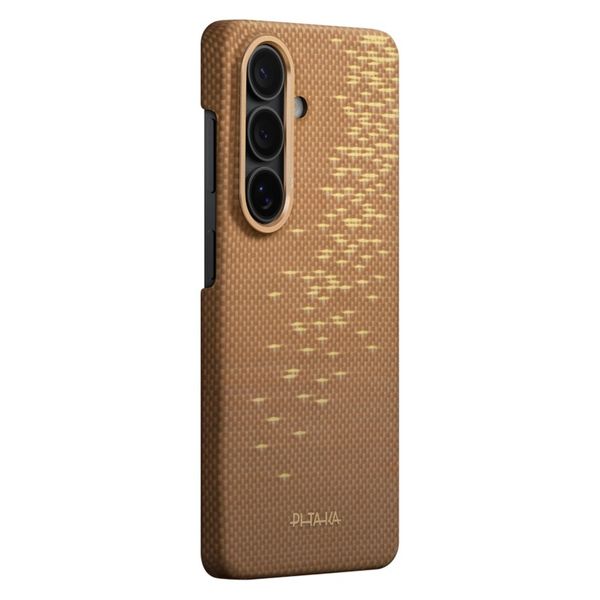 Чехол Pitaka Edge Case для Samsung S26, Золотой блик | Golden Glint