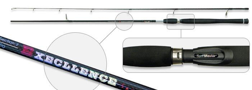 Спиннинг штекерный угольный 2 колена S Master 1218 Execllence (5-30) 2,7 м