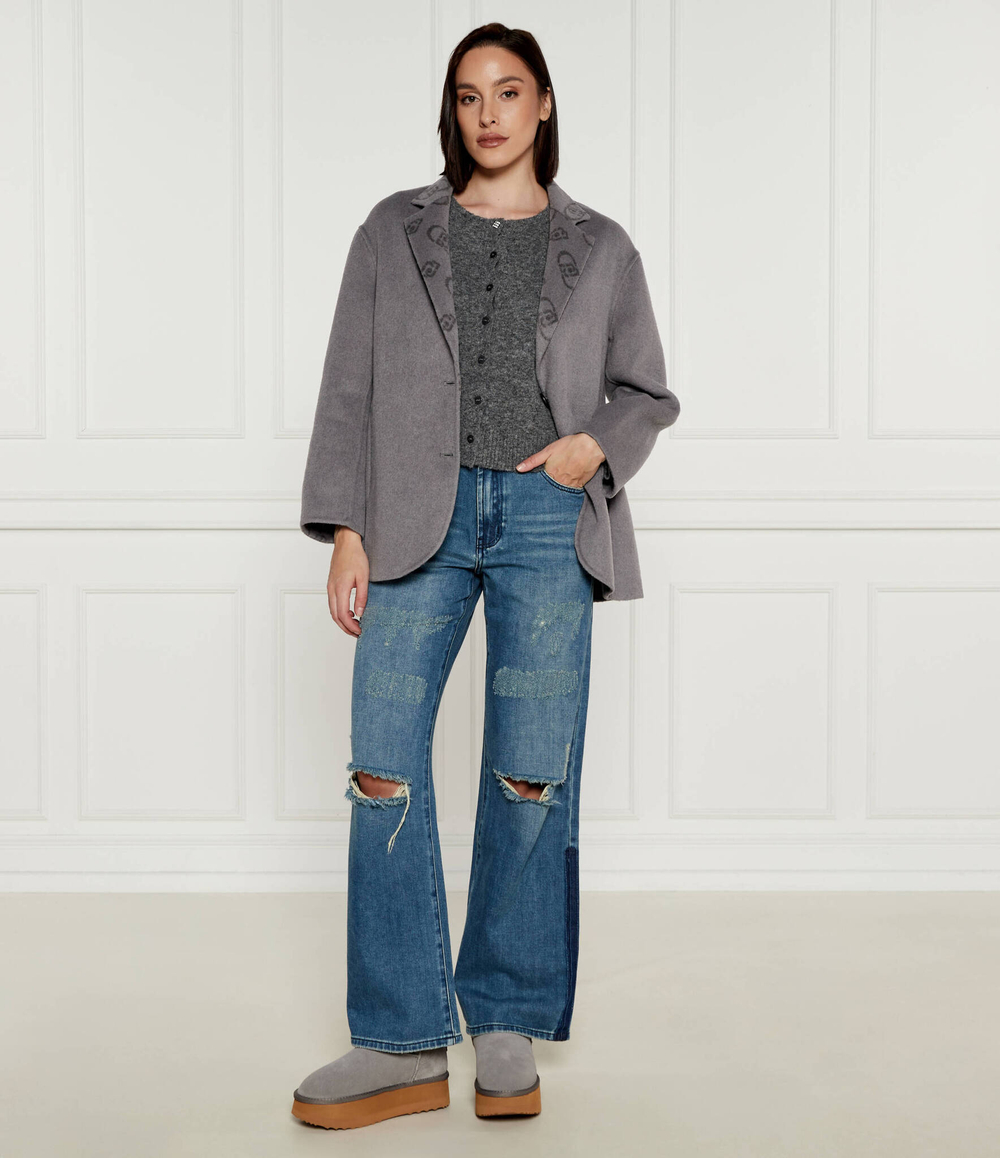 Двухсторонняя куртка Liu Jo - серый(WF4466 T2852)