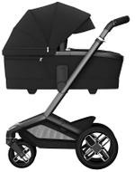 Детская коляска Maxi-Cosi Fame 3 в 1 с автокреслом Coral 360 Essential grey Twillic Black/Черный