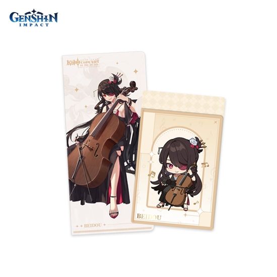 Набор Карточка, Конверт Genshin Concert Melodies of an Endless Journey Ticket Holder Beidou 6974696610277