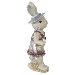 GAEM Фигурка декоративная "Зайка", L8,5 W6 H18 см