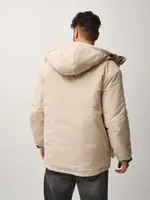 Купить Куртка FOS с объемными карманами зимняя бежевая Куртка FOS с объемными карманами зимняя бежевая