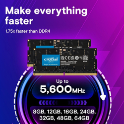 Оперативная память DDR5 Crucial 8Gb 5600MHz CT8G56C46S5 CL46 SO-DIMM