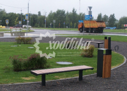 Скамейка стальная «Поло» без спинки