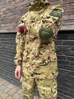 Тактический костюм горка с наколенниками и налокотниками лайт мультикам