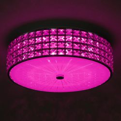 Citilux Портал CL32415G1 LED RGB Люстра хрустальная с пультом Хром