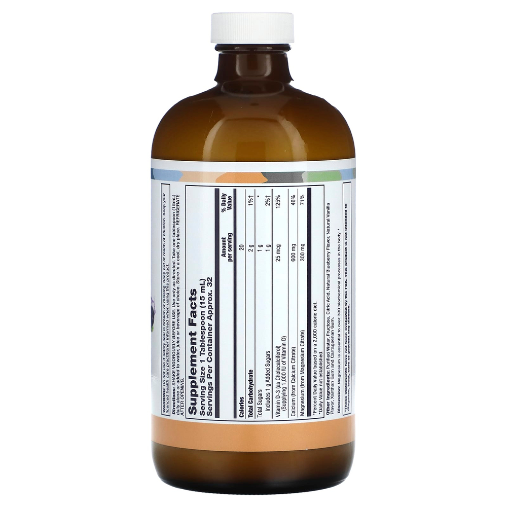 LifeTime Vitamins, добавка для поддержки здоровья костей, со вкусом голубики, 473 мл (16 жидк. унций)