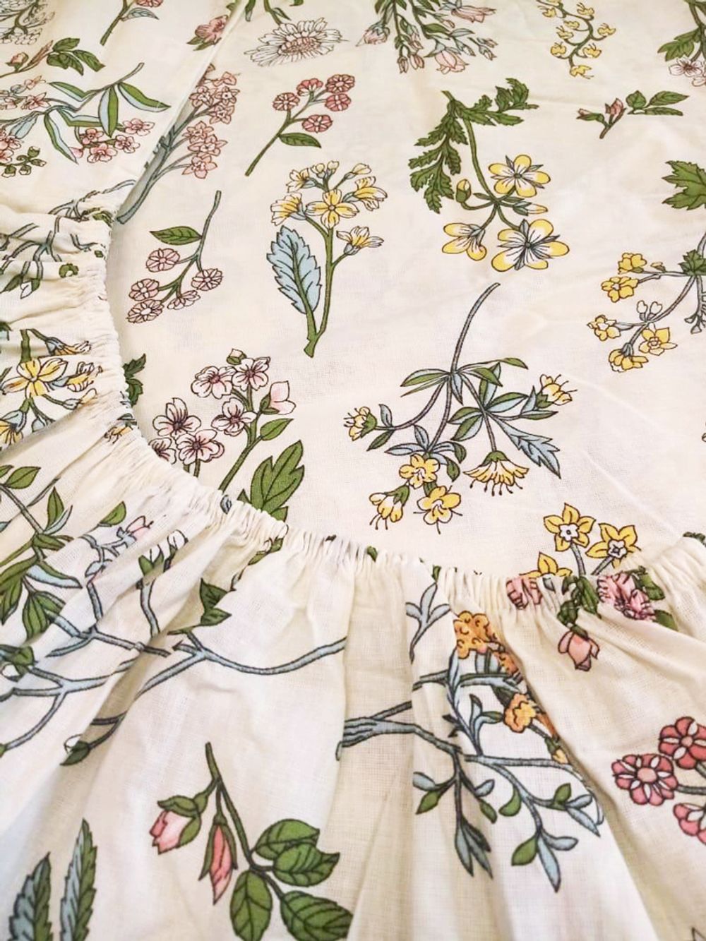 Простынь на резинке Milky Garden "Botany" 160х200 см