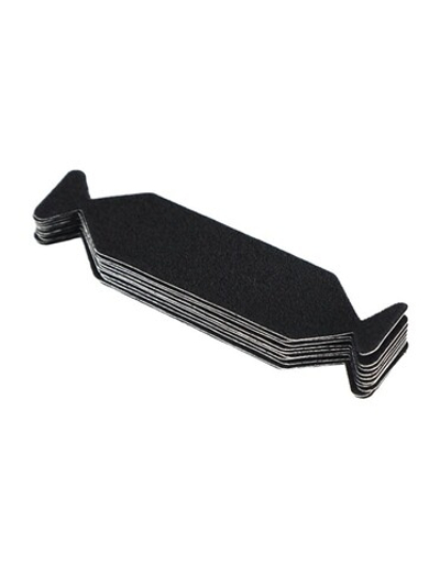 Shine Systems Насадка в форме крыльев на ракель из фетра черного цвета ,10 шт 12,6*3см