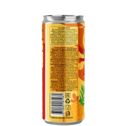 Информация о куркумине, пряности и cold brew в чае «Колд брю» Ананас и Чили 28SEEDS, боковая часть