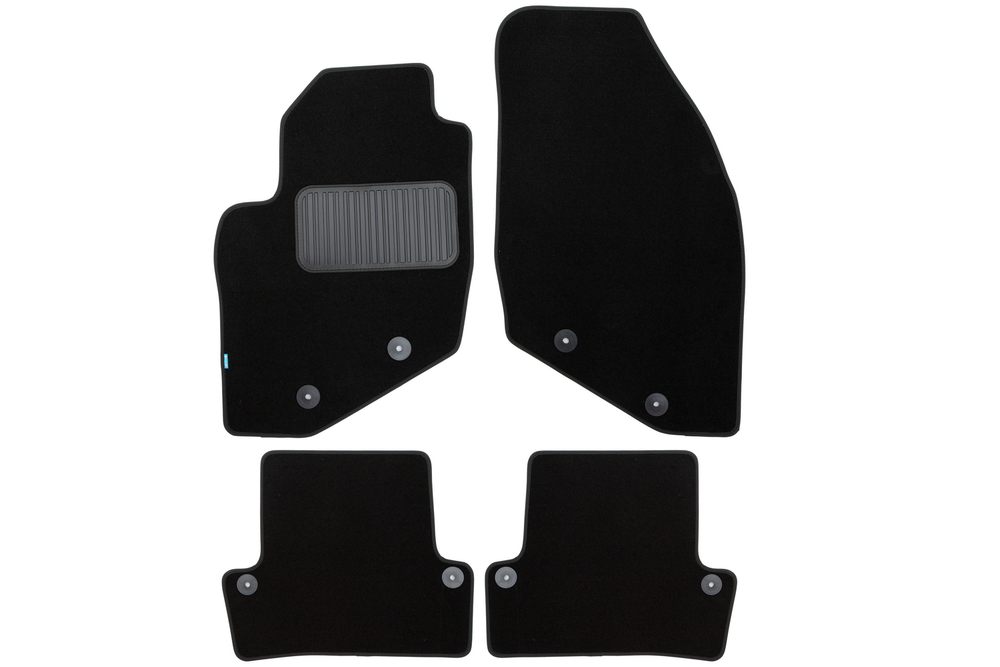 Коврики в салон для VOLVO S60 АКПП 2000-2004, 2004-2009, седан, 4 шт. (текстиль) KLEVER03501022110KH
