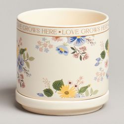 КРУЖКА С КРЫШКОЙ LEFARDSPRING FLOWERS 450МЛ. (КОР=24ШТ.)