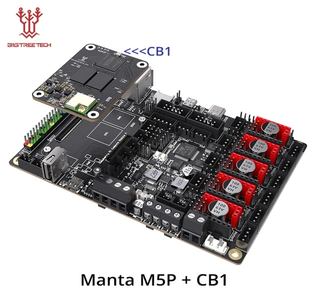 Материнская плата BIGTREETECH Manta M4P/M5P/M8P 32 бита + CB1