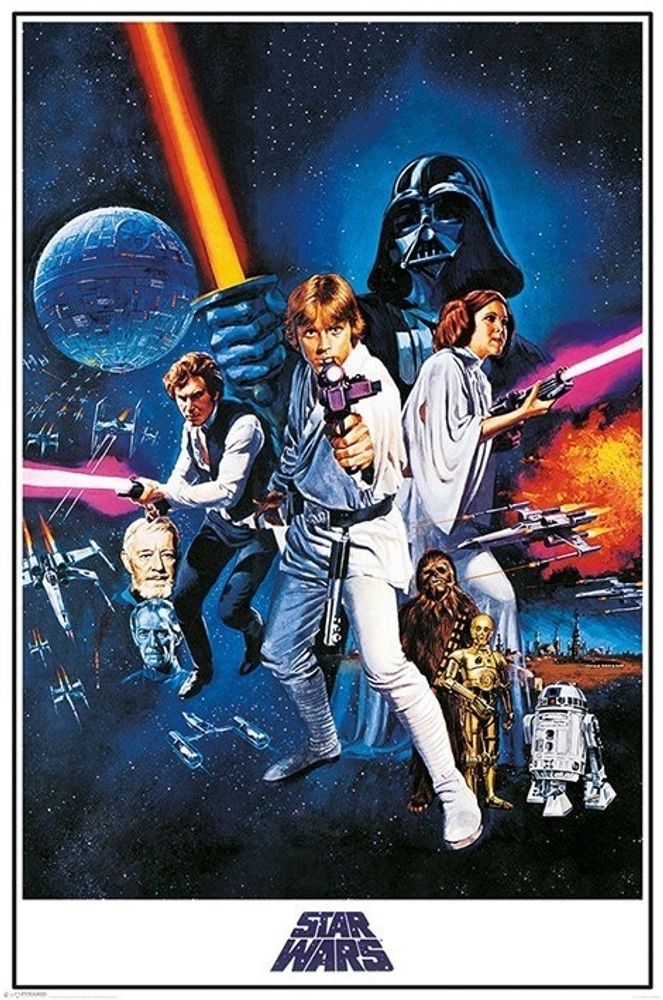 Лицензионный постер (51) Star Wars A New Hope