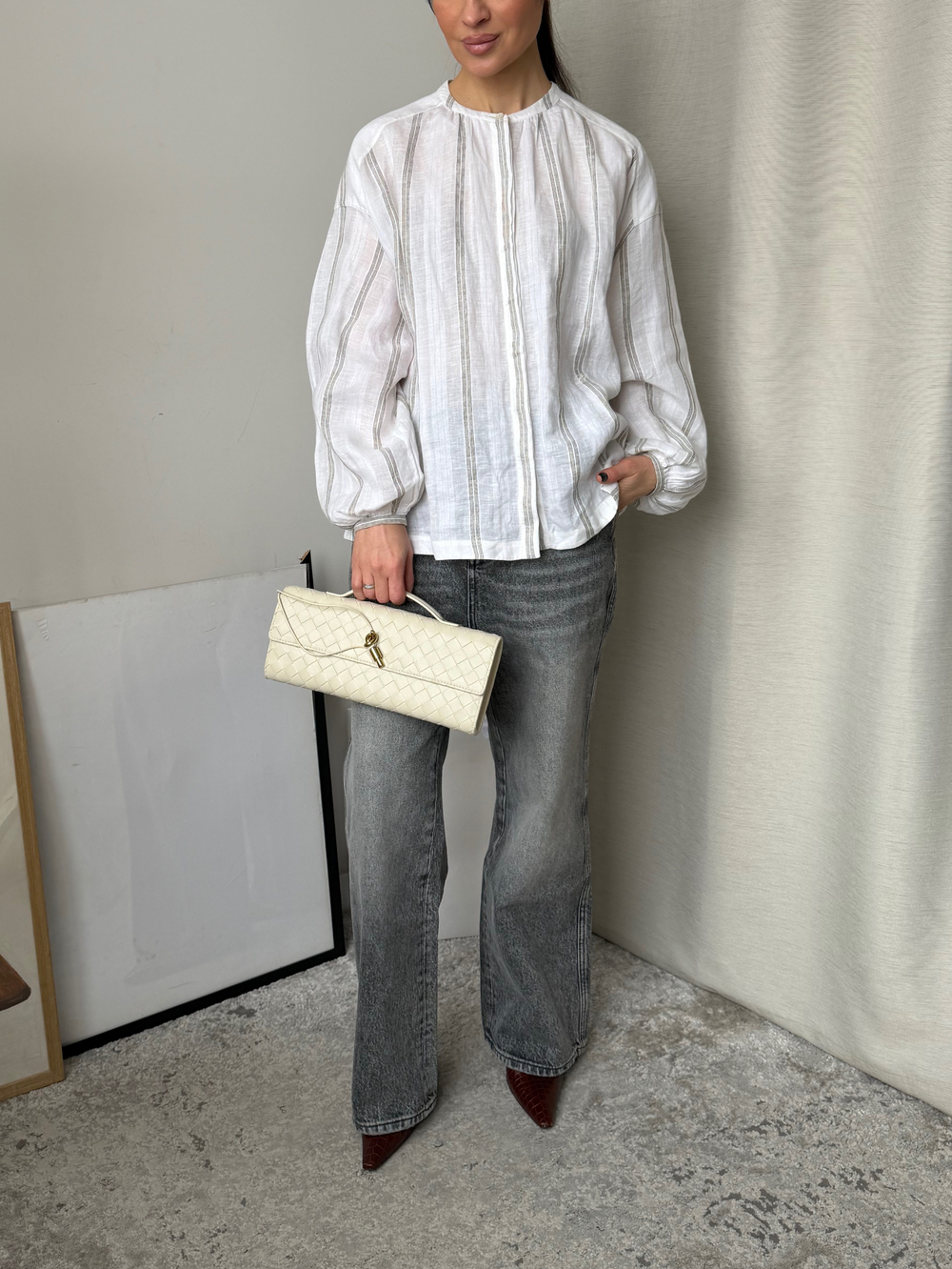 Льняная рубашка Loro Piana, S