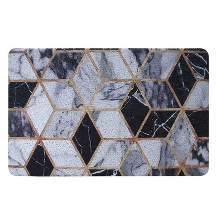 Коврик придверный тм VETTA Print, ПВХ, 44х74 см, 3 дизайна, резиновая подложка