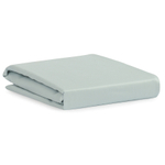 Простыня на резинке из сатина голубого цвета из коллекции essential, 200х200х30 см