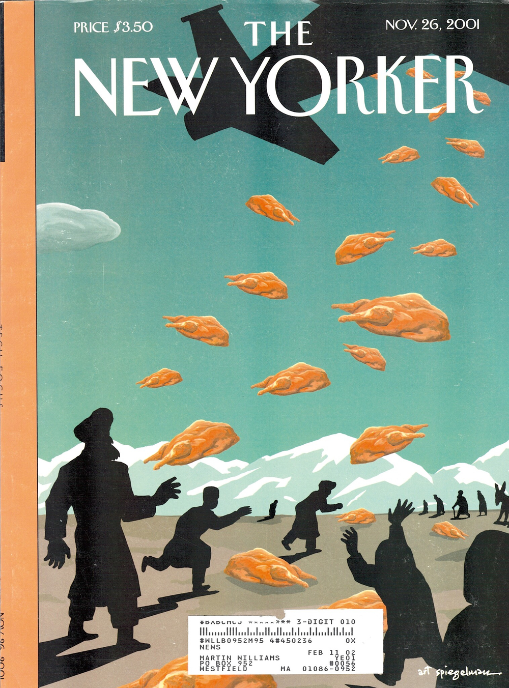 Журнал The New Yorker 26-11-2001