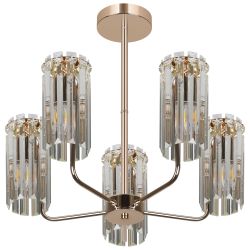 Люстра Rivoli Zoe 1064-305 5хЕ14 40 Вт хрусталь | Rivoli