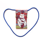 Сумочка для телефона на шею "Кот-хулиган" (уценка)