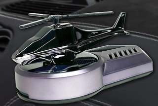 Ароматизатор-игрушка -на торпеду- Вертолет - солн батар (жидк)- YC-123OC Ocean A