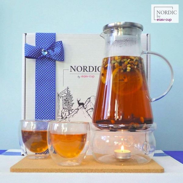 Набор для глинтвейна подарочный с бокалами Nordic by Easy-Cup N3