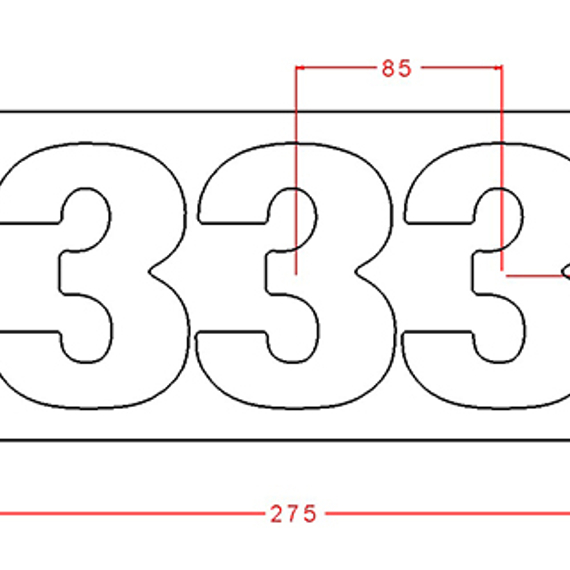 945 | Форма для шоколадных изделий &quot;Цифра-3&quot; (275*135 мм)