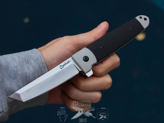 Складной нож Cold Steel 26T Oyabun c клинком из стали 4034 Stainless Steel, рукоять GRN