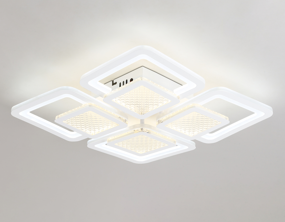 FA4283/4+4 WH белый 100W 3000K+6400K/4200K/6400K+3000K 435*435*70 (ПДУ ИК)