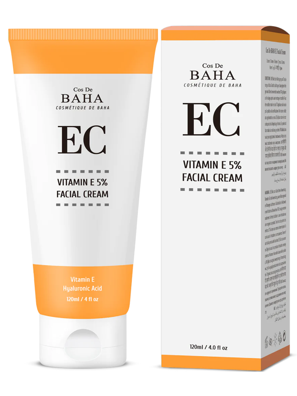 Cos De BAHA Увлажняющий и питательный гель-крем для лица с витамином Е и гиалуроновой кислотой - Vitamin E Gel Cream (EC120) , 120мл