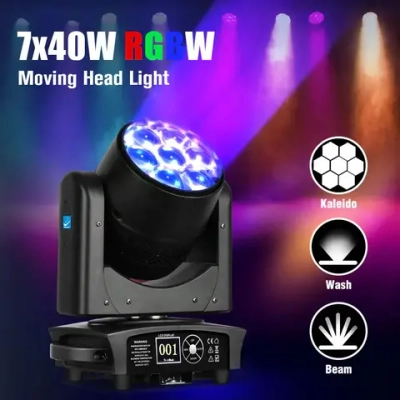 Вращающаяся голова Led Wash Bee eye 7*40W, Big Dipper