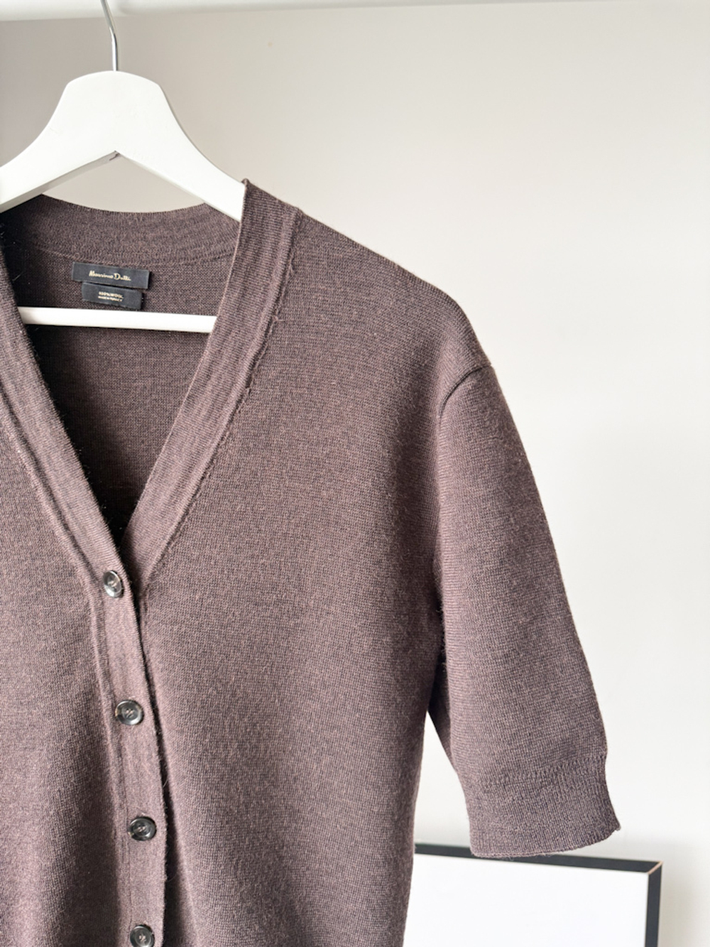 Шерстяной кардиган Massimo Dutti, М