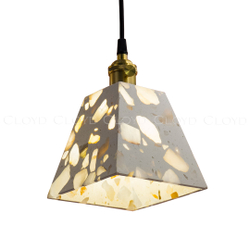 Подвесной светильник Cloyd MATERIA P1 / pyramid - латунь (арт.12182)
