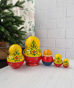 Матрёшки "С курочкой" традиция 5м 15см пузатая