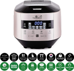 Yum Asia Рисоварка Yum Asia Bamboo Rice Cooker, 8 чашек, 1.5 л ( Anthracite Black)