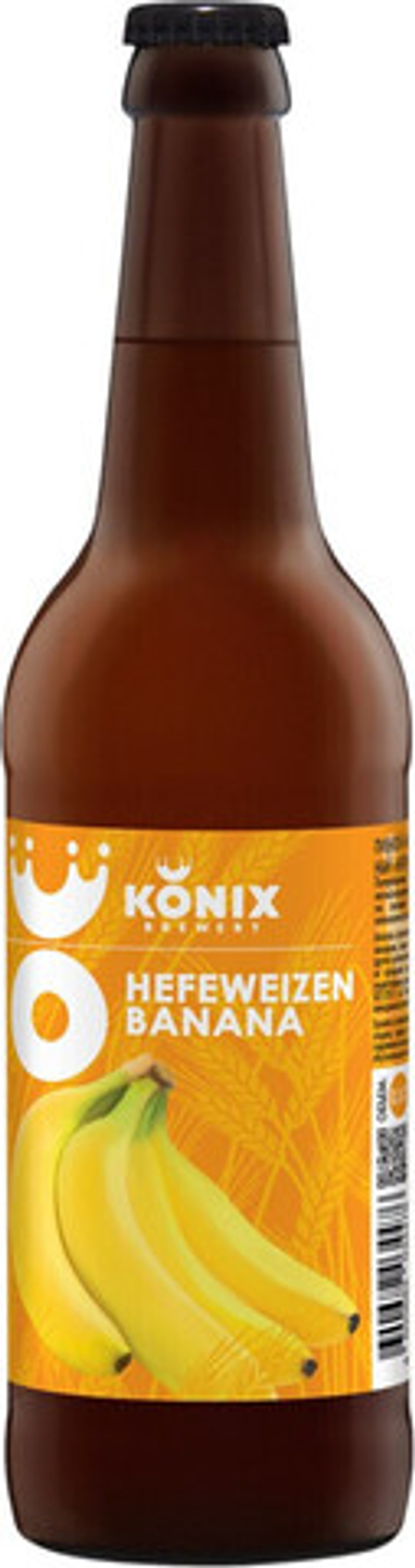 Пиво Коникс Хефевайцен  Банан / Konix Hefeweizen Banana 0.5л - 5шт