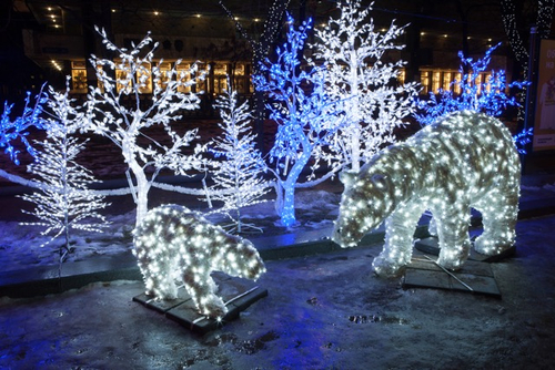 Световая фигура Медведи СФ.01-005