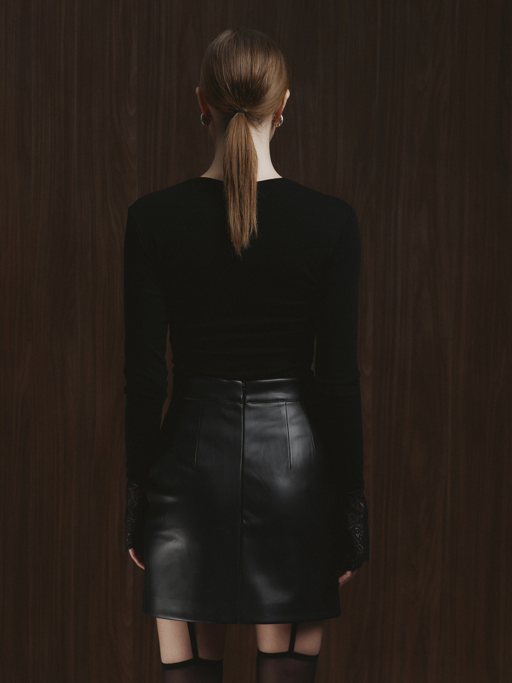 Лонгслив `Муза`, цвет чёрный