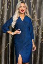 Платье Беатрис (мерцающий синий) П11708 LT Collection