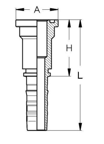 Фитинг DN 32 SFS CAT 1.1/2 63.5 CS TIEFFE
