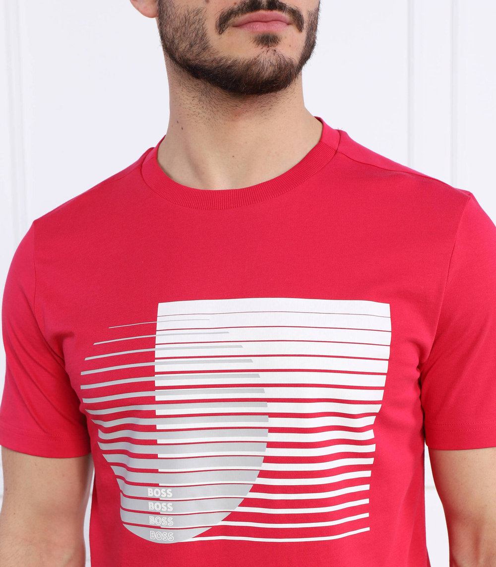 футболка tee 6 BOSS GREEN - розовый(50491337)