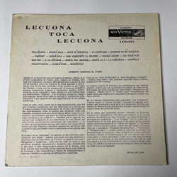 Винтажная виниловая пластинка LP Lecuona Plays Lecuona (Cuba Куба 1958)