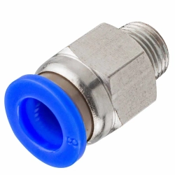Фитинг для пластиковых трубок 8мм с наружной резьбой 1/8'' Forsage F-SPC08-01